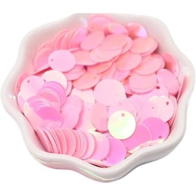 ZYAGH Paillettes plus grandes de 10, 15, 20, 25, 30 mm, en PVC, plates, rondes, en vrac, accessoires de couture, loisirs créatifs, accessoires pour vêtements (Ab rose, 30 mm, 50 g, 200 pièces) ZYAGH Paillettes plus grandes de 10, 15, 20, 25, 30 mm, en PVC, plates, rondes, en vrac, accessoires de couture, loisirs créatifs, accessoires pour vêtements (Ab rose, 30 mm, 50 g, 200 pièces)