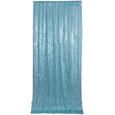 GMVZGQW Lot de 2 rideaux de fond à paillettes pour cérémonie de mariage Bleu foncé 120 x 300 cm GMVZGQW Lot de 2 rideaux de fond à paillettes pour cérémonie de mariage Bleu foncé 120 x 300 cm