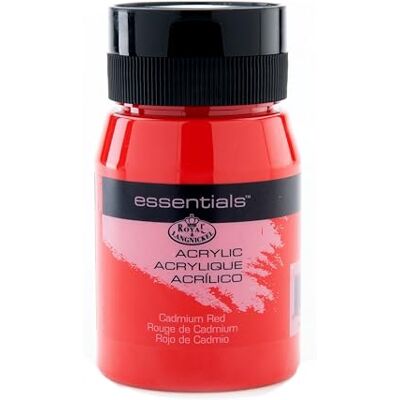 Royal & Langnickel RAA-5110 Essentials 500ml Acrylic Paint Cadmium Red Royal & Langnickel RAA-5110 Essentials 500ml Acrylic Paint Cadmium Red
