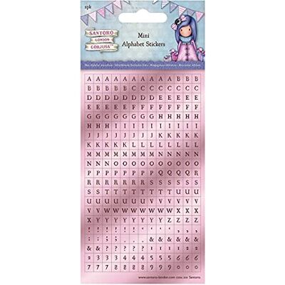 docrafts Santoro Gorjuss Autocollants pour scrapbooking, multicolore docrafts Santoro Gorjuss Autocollants pour scrapbooking, multicolore