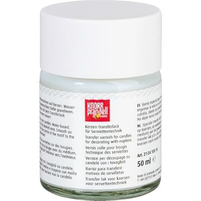 Knorr Prandell 1 vernis transfert pour serviette technique Knorr Prandell 1 vernis transfert pour serviette technique