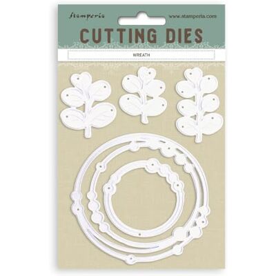 Stamperia Cutting Dies for Scrapbooking, Albums, Card Making, Bullet Journalling and More, Create Decorations with Natural Elements, Perfect for Crafts and Gifting (A6) (Timeless, Wrath) Stamperia Cutting Dies for Scrapbooking, Albums, Card Making, Bullet Journalling and More, Create Decorations with Natural Elements, Perfect for Crafts and Gifting (A6) (Timeless, Wrath)