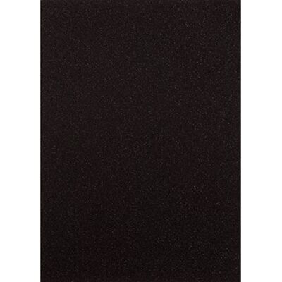Creative Florence Lot de 5 feuilles de papier pailleté pour bricolage Noir Papier de bricolage A4 avec paillettes pour scrapbooking, poinçonnage et fabrication de cartes 250 g/m² Creative Florence Lot de 5 feuilles de papier pailleté pour bricolage Noir Papier de bricolage A4 avec paillettes pour scrapbooking, poinçonnage et fabrication de cartes 250 g/m²
