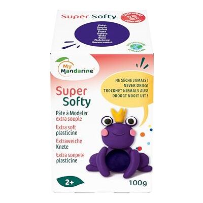 Avenue Mandarine SO0880100900C Une Boite de 100 g de PATE A MODELER SuperSofty À partir de 2 Ans Violet Avenue Mandarine SO0880100900C Une Boite de 100 g de PATE A MODELER SuperSofty À partir de 2 Ans Violet