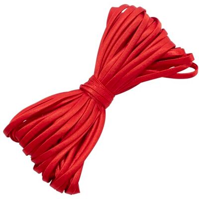 AERZETIX C77358 Ruban de rechange 9 mètres x 5 mm pour corset en matériau naturel couleur rouge AERZETIX C77358 Ruban de rechange 9 mètres x 5 mm pour corset en matériau naturel couleur rouge