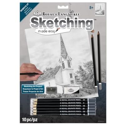 Royal & Langnickel Ivy Church Kit de dessin pré-imprimé 23 x 28 cm Royal & Langnickel Ivy Church Kit de dessin pré-imprimé 23 x 28 cm
