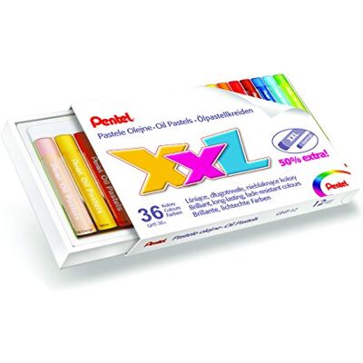 Pentel Pastels à l'huile format XXL 36 couleurs Pentel Pastels à l'huile format XXL 36 couleurs