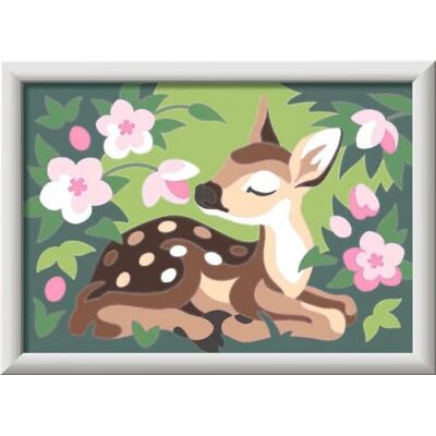 Ravensburger CreArt 20060 Little Deer Peinture par numéro pour enfants de 7 ans et plus, ensemble de peinture avec cadre, pinceau et peintures acryliques, cadeau pour filles et garçons Ravensburger CreArt 20060 Little Deer Peinture par numéro pour enfants de 7 ans et plus, ensemble de peinture avec cadre, pinceau et peintures acryliques, cadeau pour filles et garçons