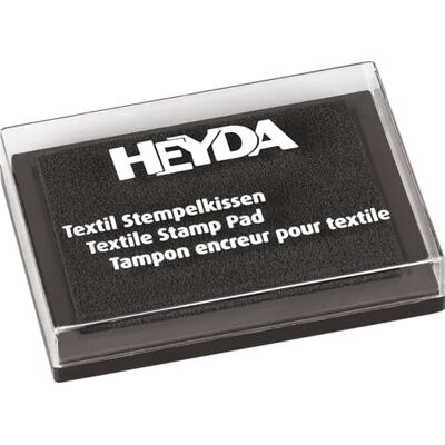 HEYDA Tampon encreur textile noir HEYDA Tampon encreur textile noir