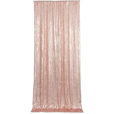 GMVZGQW Lot de 2 rideaux de fond à paillettes pour cérémonie de mariage Doré foncé 120 x 240 cm GMVZGQW Lot de 2 rideaux de fond à paillettes pour cérémonie de mariage Doré foncé 120 x 240 cm