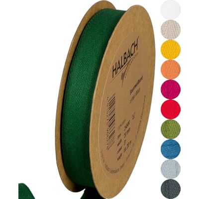 Halbach Seidenbänder Ruban en coton 20 mm x 20 m Ruban tissé 100% coton Ruban pour bricolage au mètre Ruban en tissu pour décorations, bricolage, artisanat, couture Couleur : vert sapin Ruban tissé 100 % coton au mètre pour travaux manuels, décoration e Halbach Seidenbänder Ruban en coton 20 mm x 20 m Ruban tissé 100% coton Ruban pour bricolage au mètre Ruban en tissu pour décorations, bricolage, artisanat, couture Couleur : vert sapin Ruban tissé 100 % coton au mètre pour travaux manuels, décoration e