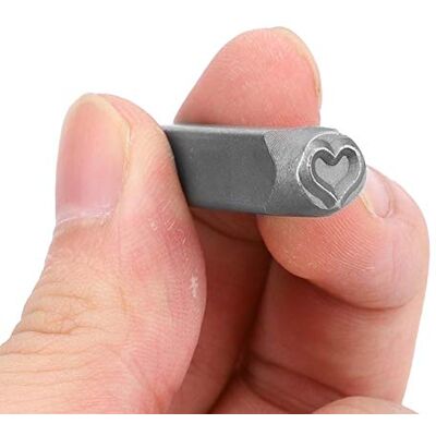 Hztyyier Poin?ons Lettres et Chiffres, kit alphabet en acier 6 mm, estampage précis pour métal Hztyyier Poin?ons Lettres et Chiffres, kit alphabet en acier 6 mm, estampage précis pour métal