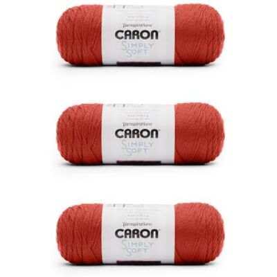 Caron Simply Soft Lot de 3 pelotes de fil kaki 170 g en acrylique 4 médium (peigné) 300 m Caron Simply Soft Lot de 3 pelotes de fil kaki 170 g en acrylique 4 médium (peigné) 300 m