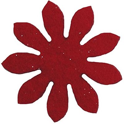 PETRA'S BASTEL NEWS Nouvelles de bricolage de Petra - A-BLFG4903-28 Décorations en feutre - Rouge PETRA'S BASTEL NEWS Nouvelles de bricolage de Petra - A-BLFG4903-28 Décorations en feutre - Rouge