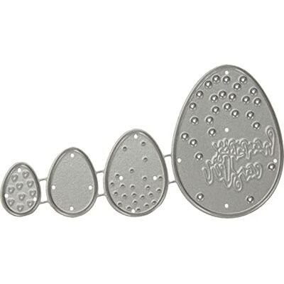 Rayher 50156000 Lot de pochoirs de découpe pour œufs de Pâques incolores, 1,5 à 4,5 cm x 1,1 à 3,2 cm Rayher 50156000 Lot de pochoirs de découpe pour œufs de Pâques incolores, 1,5 à 4,5 cm x 1,1 à 3,2 cm