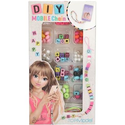 Depesche TOPModel Mobile Chain 12885 Kit de bricolage avec perles dans différents designs, avec rubans, pour créer des pendentifs Depesche TOPModel Mobile Chain 12885 Kit de bricolage avec perles dans différents designs, avec rubans, pour créer des pendentifs