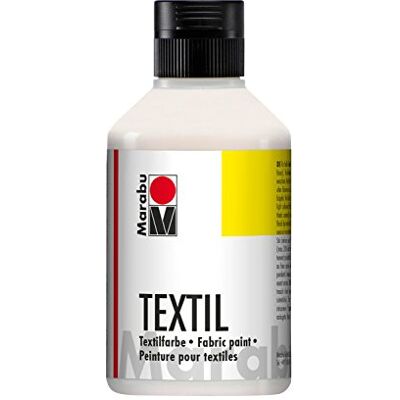 Marabu 17160075073 Peinture pour Textile, 250 ML, Blanc Marabu 17160075073 Peinture pour Textile, 250 ML, Blanc
