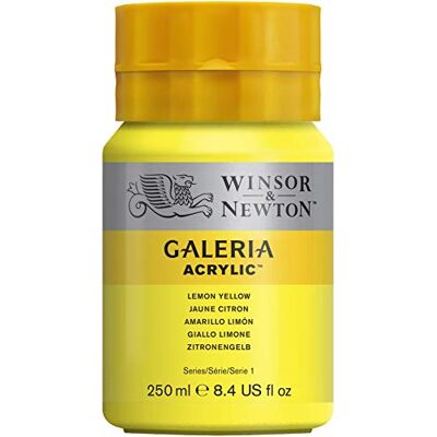 Winsor & Newton Acrylique Galeria 250ml Jaune Citron Série 1 Winsor & Newton Acrylique Galeria 250ml Jaune Citron Série 1
