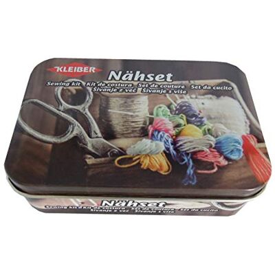 Kleiber Kit de couture 70 pièces en métal imprimé ciseaux, 11 x 8 x 3 cm Kleiber Kit de couture 70 pièces en métal imprimé ciseaux, 11 x 8 x 3 cm