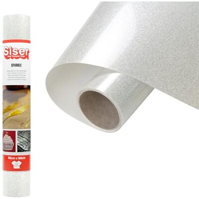 SISER ® Vinyle thermotransférable, Snowstorm White, 50 x 30 cm SISER ® Vinyle thermotransférable, Snowstorm White, 50 x 30 cm