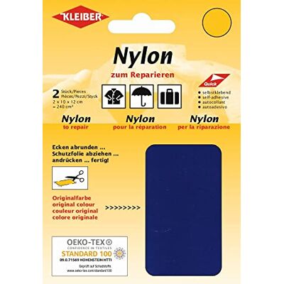 Kleiber Patchs Nylon imperméables Autocollants, Bleu foncé Kleiber Patchs Nylon imperméables Autocollants, Bleu foncé