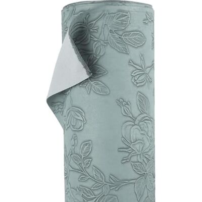 A-Express Tissu en similicuir floral En vinyle synthétique gaufré 140 cm de large 430 g/m² par mètre Tissu d'ameublement texturé à fleurs pour bricolage et loisirs créatifs Bleu 1 m A-Express Tissu en similicuir floral En vinyle synthétique gaufré 140 cm de large 430 g/m² par mètre Tissu d'ameublement texturé à fleurs pour bricolage et loisirs créatifs Bleu 1 m
