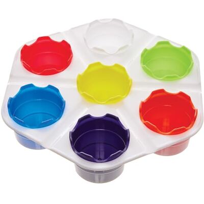 Baker Ross FN237 Palette de peinture de couleur pour loisirs créatifs Facile à nettoyer Baker Ross FN237 Palette de peinture de couleur pour loisirs créatifs Facile à nettoyer