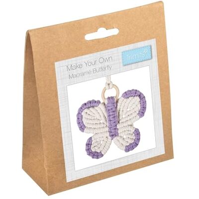 Trimits Kit de décoration en macramé à réaliser soi-même Papillon Trimits Kit de décoration en macramé à réaliser soi-même Papillon