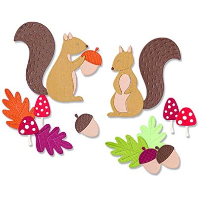 Sizzix Thinlits Lot de 8 matrices Harvest Squirrels par Jennifer Ogborn 665952 Chapitre 3 2022 Sizzix Thinlits Lot de 8 matrices Harvest Squirrels par Jennifer Ogborn 665952 Chapitre 3 2022