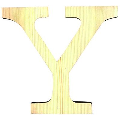 Artemio 11,5 cm en bois avec lettre Y en majuscules, de couleur Beige Artemio 11,5 cm en bois avec lettre Y en majuscules, de couleur Beige