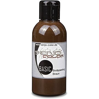 Senjo Color Body Painting Peinture 75ml Liquide Peinture du Corps Pour pinceaux et aérographe Fabriqué en Allemagne (Brun) Senjo Color Body Painting Peinture 75ml Liquide Peinture du Corps Pour pinceaux et aérographe Fabriqué en Allemagne (Brun)
