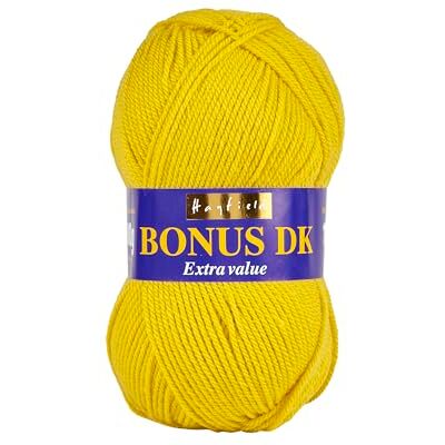 Sirdar Hayfield Bonus DK Pelote de fil à tricoter double Doré (569) 100 g Sirdar Hayfield Bonus DK Pelote de fil à tricoter double Doré (569) 100 g