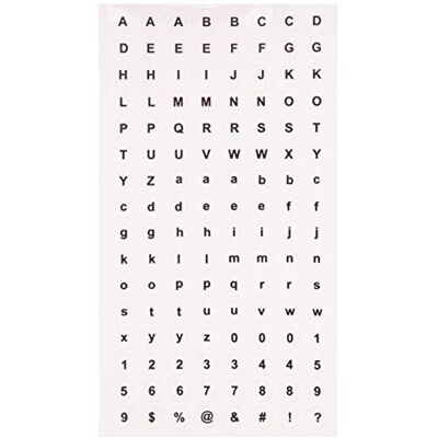 Baker Ross Autocollants avec lettres et chiffres transparents (lot de 1000) Décorations créatives pour enfants Baker Ross Autocollants avec lettres et chiffres transparents (lot de 1000) Décorations créatives pour enfants