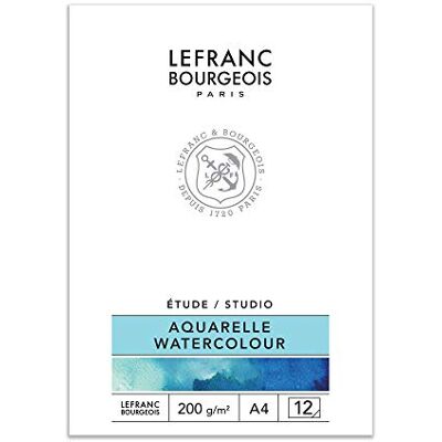 Lefranc Bourgeois - Blocco Acquerello A4 12g - A4 Lefranc Bourgeois - Blocco Acquerello A4 12g - A4