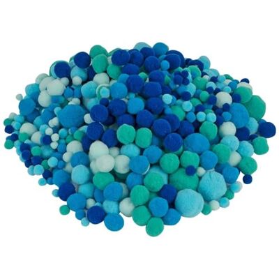 Ideen mit Herz Lot de 500 pompons en 5 couleurs assorties et 4 tailles Balles en peluche colorées pour le bricolage Pompons de pompons Pompons de bricolage particulièrement doux (tons bleus) Ideen mit Herz Lot de 500 pompons en 5 couleurs assorties et 4 tailles Balles en peluche colorées pour le bricolage Pompons de pompons Pompons de bricolage particulièrement doux (tons bleus)