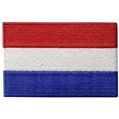 ZEGIN Drapeau des Pays-Bas brodé Emblème National Hollande Fer à Coudre Sur Patch ZEGIN Drapeau des Pays-Bas brodé Emblème National Hollande Fer à Coudre Sur Patch