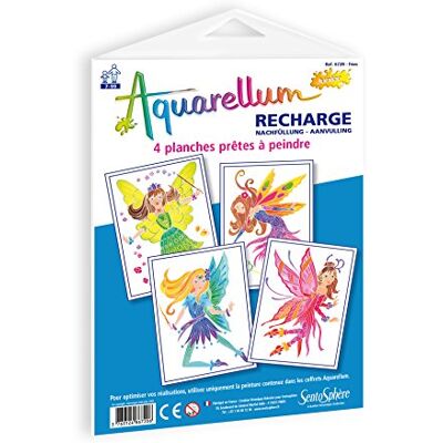Sentosphère RECHARGE AQUARELLUM JUNIOR FEES Recharge Cartes Aquarellum Kit peinture Peinture Aquarellable Magique A partir de 7 ans fabriqué en France Sentosphère RECHARGE AQUARELLUM JUNIOR FEES Recharge Cartes Aquarellum Kit peinture Peinture Aquarellable Magique A partir de 7 ans fabriqué en France