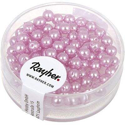 Rayher 14400310 Renaissance Boîte de 85 Perles de Cire en Verre Ø 4 mm Orchidée Rayher 14400310 Renaissance Boîte de 85 Perles de Cire en Verre Ø 4 mm Orchidée
