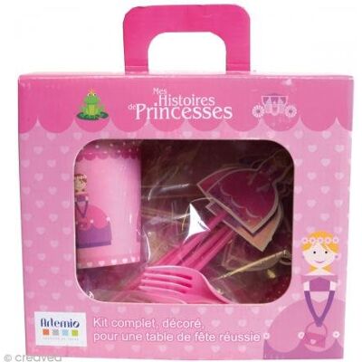 Artemio Kit Déco de table pour Anniversaire Mes histoires de Princesses Artemio Kit Déco de table pour Anniversaire Mes histoires de Princesses