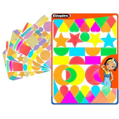 Cléopâtre CLEOPATRE – Gommettes Autocollantes Géométriques – multi couleurs – Paquet de 6 feuilles (276 stickers) Cléopâtre CLEOPATRE – Gommettes Autocollantes Géométriques – multi couleurs – Paquet de 6 feuilles (276 stickers)