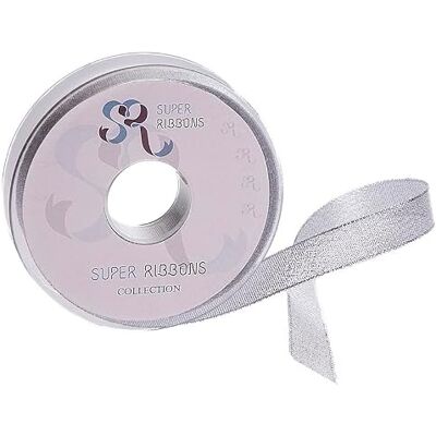 SUPER RIBBONS SR ®™ Ruban en satin double face pour emballage cadeau, décoration de fête, voiture de mariage, Noël, ballons, cheveux, gâteau, cadeaux, bouquet de mariage (Lurex argenté, 6 mm x 20 m) SUPER RIBBONS SR ®™ Ruban en satin double face pour emballage cadeau, décoration de fête, voiture de mariage, Noël, ballons, cheveux, gâteau, cadeaux, bouquet de mariage (Lurex argenté, 6 mm x 20 m)