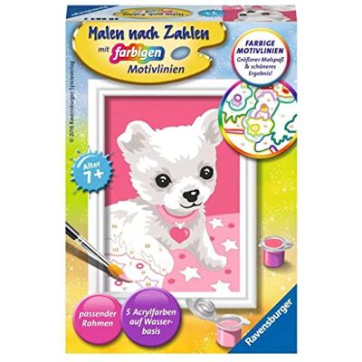 Ravensburger CreArt, Malen nach Zahlen Kinder Chihuahua Ravensburger CreArt, Malen nach Zahlen Kinder Chihuahua