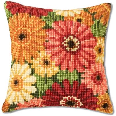 Vervaco Kit Coussin à Point de Croix - Multicolore - 40x40cm - Coussin Vervaco Kit Coussin à Point de Croix - Multicolore - 40x40cm - Coussin