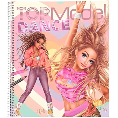 Depesche 12227 TOPModel Dance Livre de coloriage avec 30 Pages pour créer des Motifs de mannequins et des Tenues, Cahier de coloriage avec Planche de Stickers, pochoirs, etc. Depesche 12227 TOPModel Dance Livre de coloriage avec 30 Pages pour créer des Motifs de mannequins et des Tenues, Cahier de coloriage avec Planche de Stickers, pochoirs, etc.