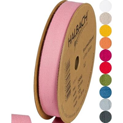 Halbach Seidenbander GmbH Ruban en Coton - 20m x 20mm - Durable & Écologique Halbach Seidenbander GmbH Ruban en Coton - 20m x 20mm - Durable & Écologique