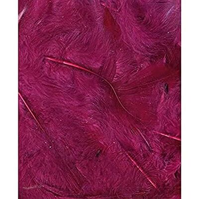 Artemio Plumes Bordeaux 3 g Ébouriffées Lg 8 à 12 cm Artemio Plumes Bordeaux 3 g Ébouriffées Lg 8 à 12 cm