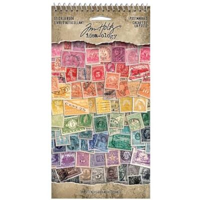 Tim Holtz Idea-ology Livre d'autocollants timbré Tim Holtz Idealogy Tim Holtz Idea-ology Livre d'autocollants timbré Tim Holtz Idealogy