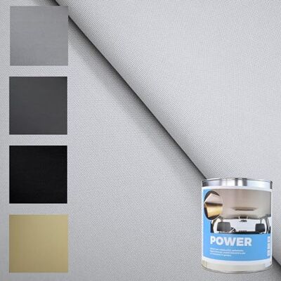 TENDAGGIMANIA Tissu pour ciel de toit voiture Kit tissu revetement ciel de toit + 3 COLLE POWER résistante aux Hautes températures- Tissu L.4 MT x H. 1, 5 MT- Couleur 1450 Glace TENDAGGIMANIA Tissu pour ciel de toit voiture Kit tissu revetement ciel de toit + 3 COLLE POWER résistante aux Hautes températures- Tissu L.4 MT x H. 1, 5 MT- Couleur 1450 Glace