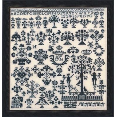 ART Sampler Vierlande 1756 ART Sampler Vierlande 1756