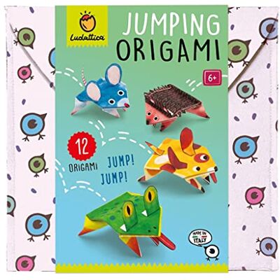 Ludattica Easy Origami Surprise! 12 pop-ups origami âge 6+ Emballage en tissu doux Fabriqué en Italie Ludattica Easy Origami Surprise! 12 pop-ups origami âge 6+ Emballage en tissu doux Fabriqué en Italie